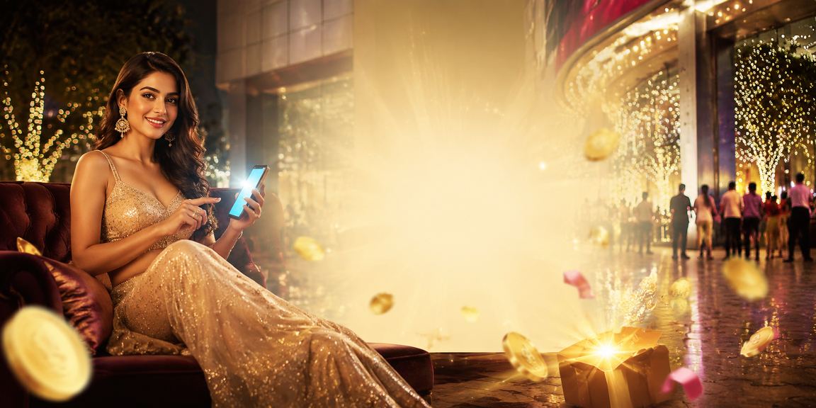 Indian player logging into online casino on mobile device