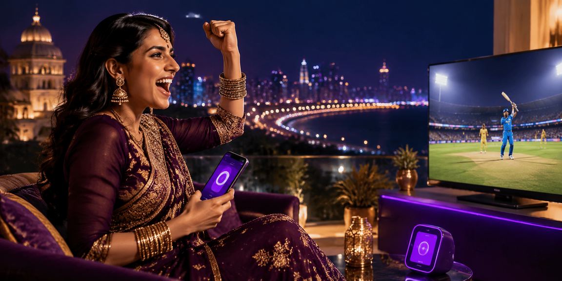 Mumbai user making mobile payment via UPI in Live Casino