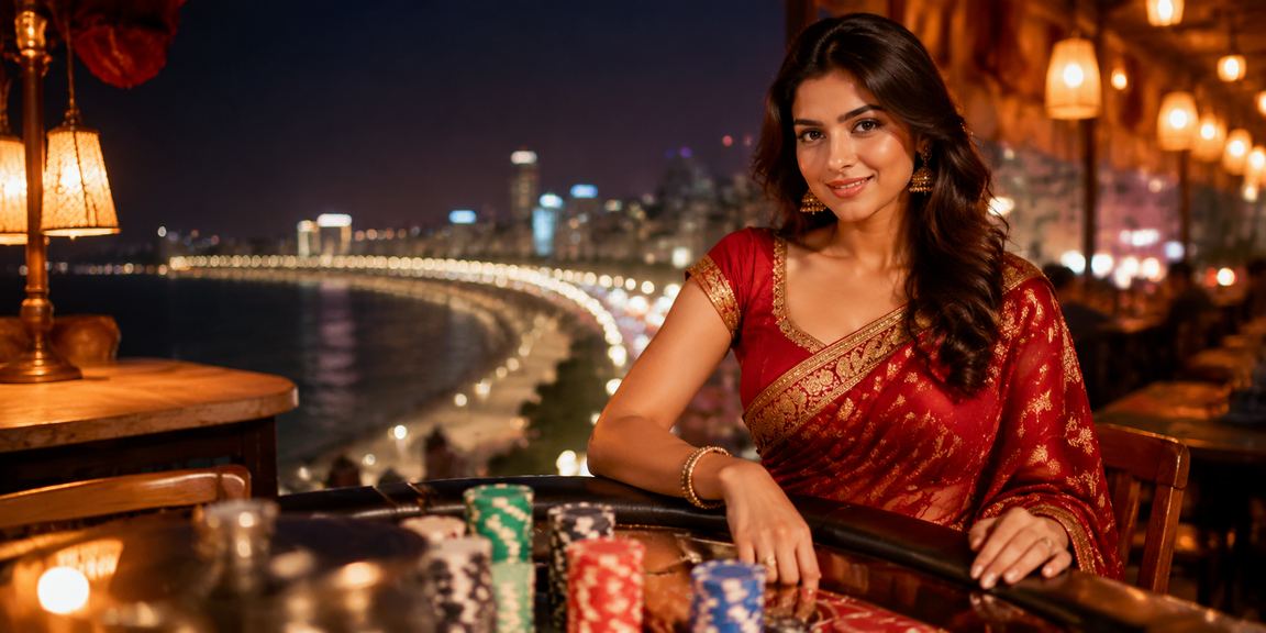 Relaxed VIP member enjoying betting on laptop at Mumbai Marine Drive
